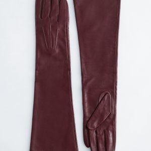 Long Leather Gloves