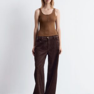 Flared Corduroy Trousers