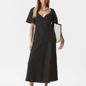 Linen Midi Dress