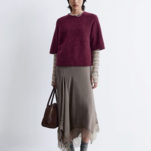 Alpaca-Blend Knitted Top