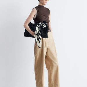Tapered Press-Crease Trousers