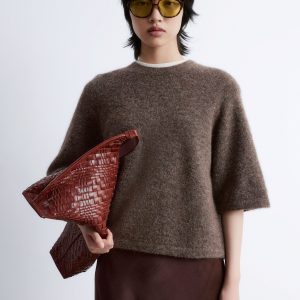 Alpaca-Blend Knitted Top