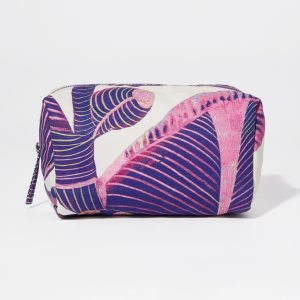 Fleur de Mimosa Canvas Beauty Pouch