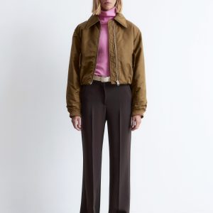 Wide Press-Crease Trousers