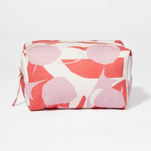 Pink Noon Canvas Beauty Pouch