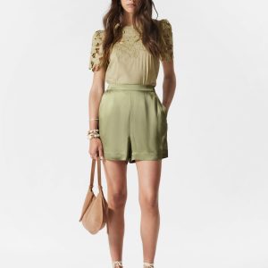 Satin Pull-On Shorts