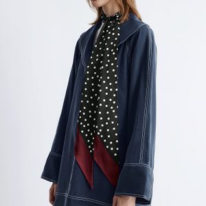 Polka Dot Slim Scarf