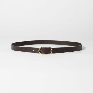 Slim Leather Belt
