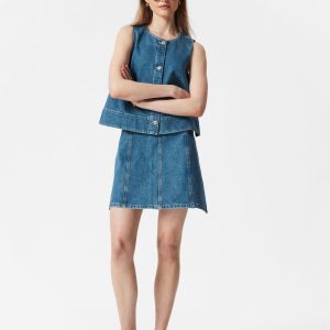 Denim Mini Skirt