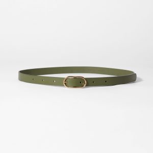 Slim Leather Belt