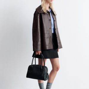 Boxy Nappa Leather Jacket