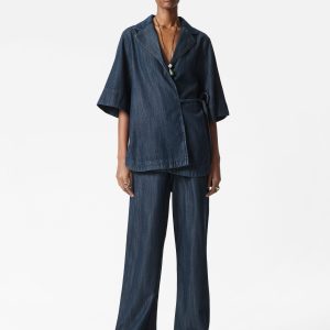 Denim Wrap Shirt