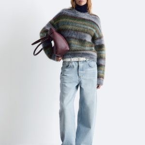 Striped Knit Sweater