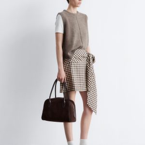 Checkered Mini Skirt