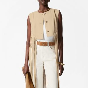 Fringed Suede Vest
