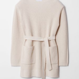 Belted Wool Mini Dress