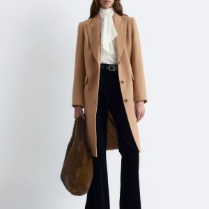 Tailored Single-Breasted Coat