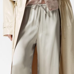Drawstring Satin Trousers