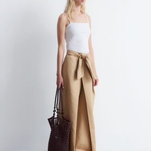 Tapered Press-Crease Trousers