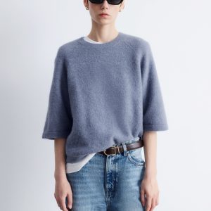 Alpaca-Blend Knitted Top