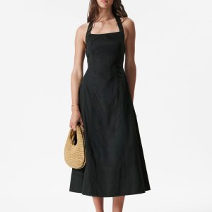 Halterneck Midi Dress