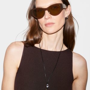 Polarized Cat-Eye Acetate Sunglasses