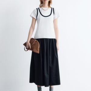 Contrast-Trim Tank Top